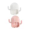Ciieeo 2pcs Cactus Shape Brush Holder Wall Mount Toothbrush Racks Towel Storage Rack No Needed view 1