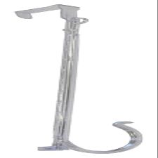 Rocky Mountain Goods Clear Adjustable Wreath Door Hanger - Non Scratch with Soft Gripper - Hook for Wreaths up to 10 Pounds - Easy Adjust for Front Door