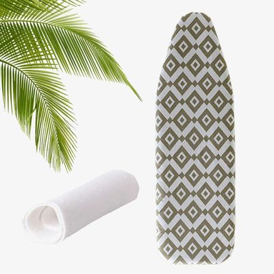 YUANJJ Ironing Board Cover and Pad 109x33cm/43x13in Ironing Board Protector Durable Adjustable Ironing Covers with Thick Pad Homes Replacement (Color : B1, Size : 109 * 33cm/43 * 13in)