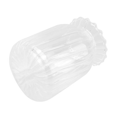 Cabilock 1pc Glass Vase for Home Decor Modern Container for Floral Arrangements Office Wedding Decoration Stylish Indoor Ornament