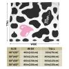 Black White Milk Cow Blanket,Flannel Ultra-Soft Seasons Blanket Lightweight Sofa Veil Blanket Air Conditioning Blanket view 2