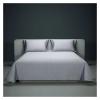 Zixmix 1200TC Cotton King Bedspread White/Grey Plain Premium Cotton Diamond Quilted Bedspread Size (96 x 106in) Pillowcases (19X30in),Bedding view 1