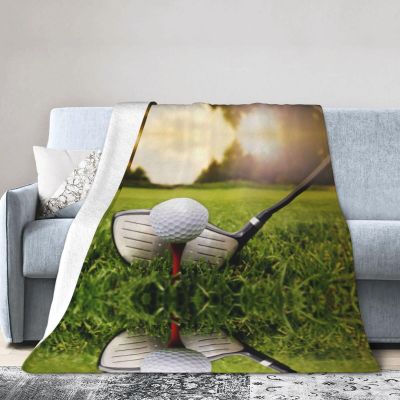 AMAZWI Golf Ball Blanket,Flannel Ultra-Soft Seasons Blanket Lightweight Sofa Veil Blanket Air Conditioning Blanket, RFXA1