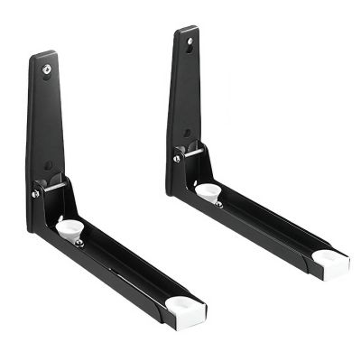 Stainless Steel Microwave Mount BracketExpandable Support Frame Foldable Shelf Rack Microwave Oven Wall Mount Bracket