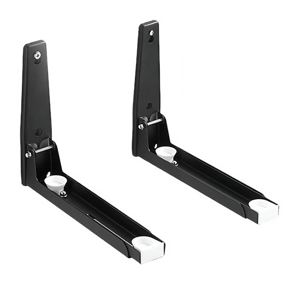 Stainless Steel Microwave Mount BracketExpandable Support Frame Foldable Shelf Rack Microwave Oven Wall Mount Bracket