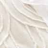 DecorAvenue 100% Cotton Hand Tufted Textured Duvet Cover Boho Bedding Comforter Cover Set of 3 Pieces with Corner Ties & Zip Closures(Off White/Creame (Design 3),Twin XL 59" x 102") view 2