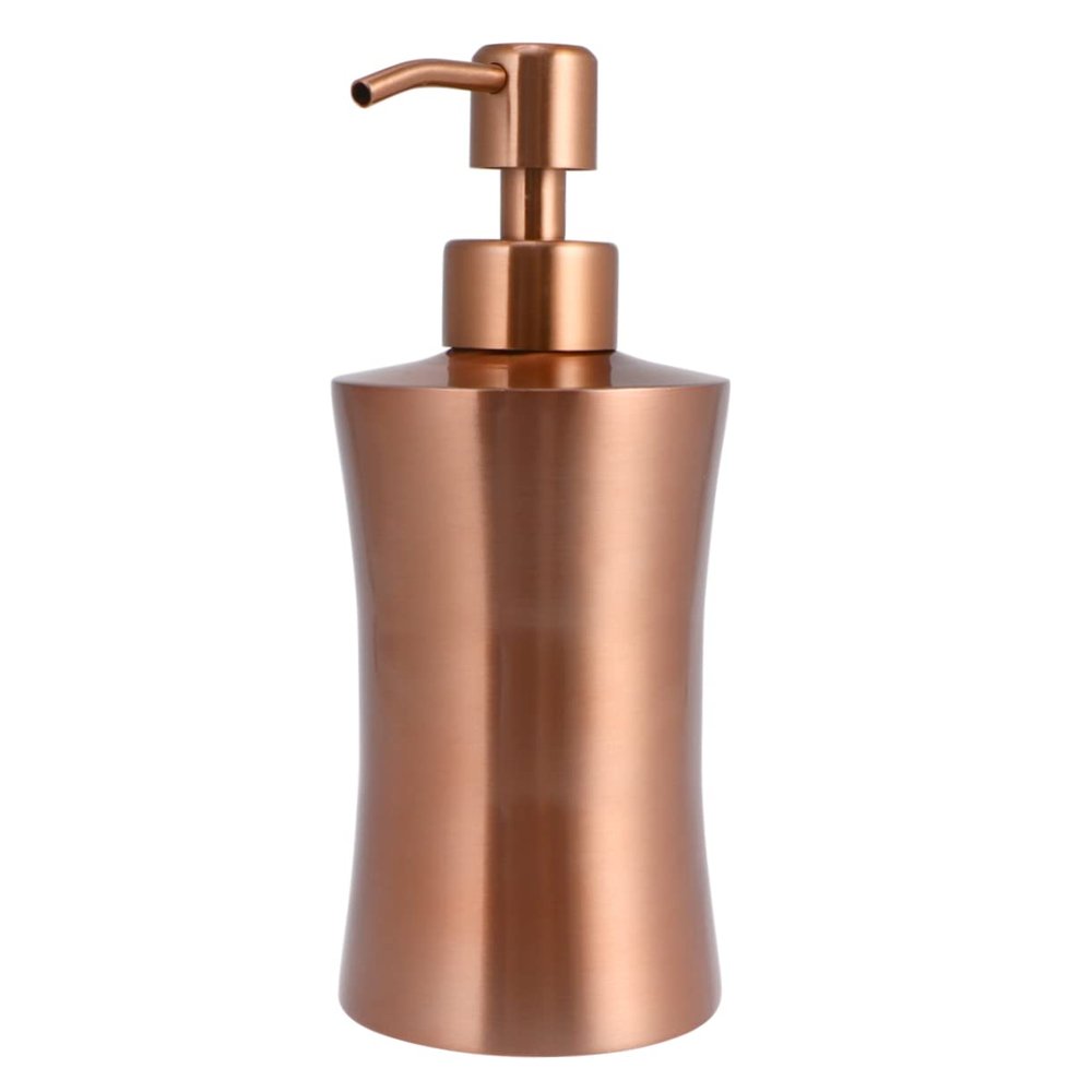PRETYZOOM Stainless 400ml Foaming Soap Pump Dispenser Portable Refillable Easy Open Close for Home Car Travel