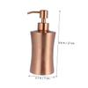 PRETYZOOM Stainless 400ml Foaming Soap Pump Dispenser Portable Refillable Easy Open Close for Home Car Travel view 3