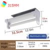 UUNVTOSU Heavy Duty Extendable Clothes Rod Pull-Out Wardrobe Rail Retractable Closet Rod 26.5cm 31.5cm 36.5cm 41.5cm 46.5cm 51.5cm Clothing Bracket Storage For Pants And Coat,Load-Bearing 30kg Racks ( view 2