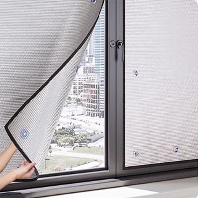AIROTRON Blackout Window Film,Aluminum Foil Reflective Window Film,UV Block Heat Control Glass Film,Anti Glare Window Tint Film,Balcony Privacy Window Film,for Home,Office,Bathroom (22x63in)
