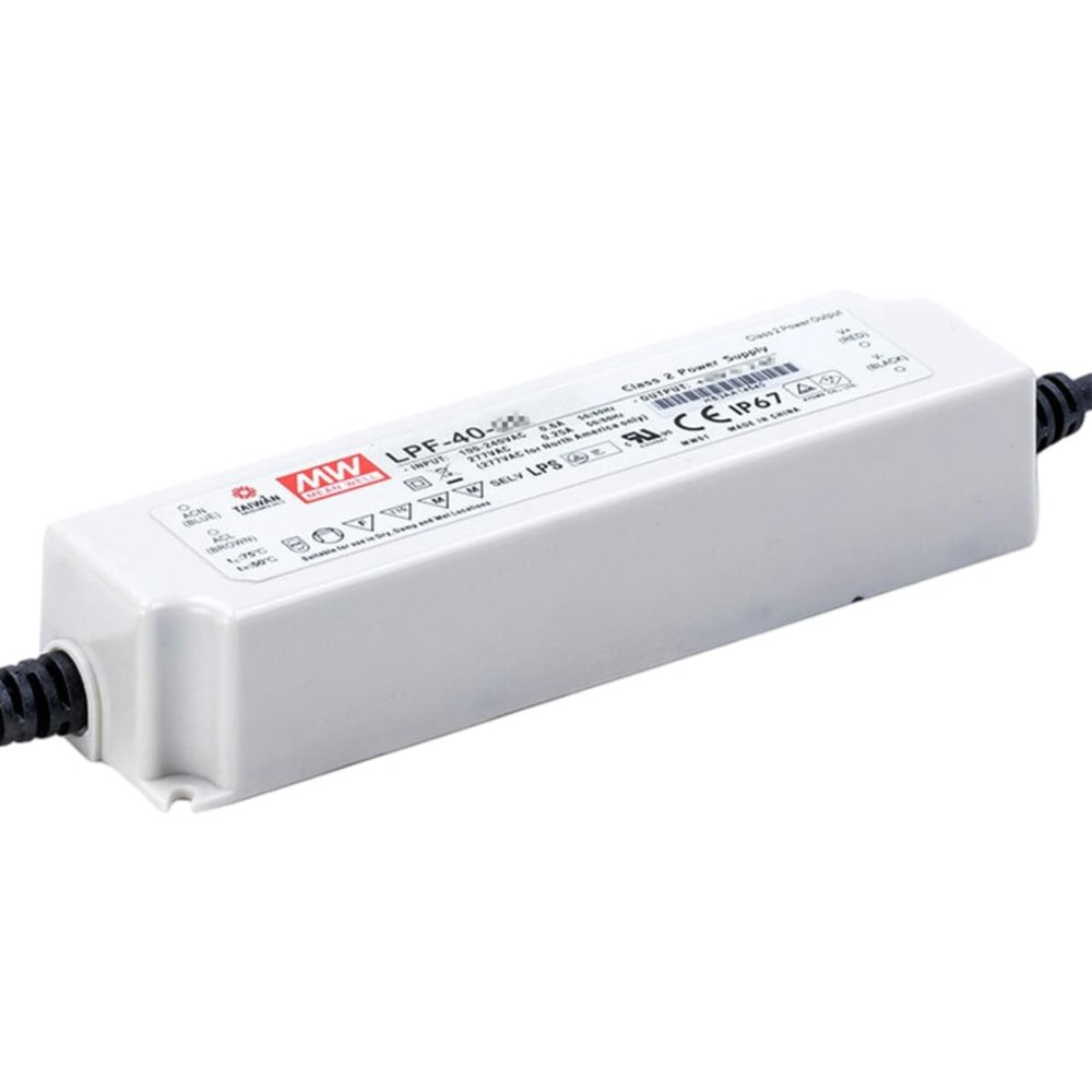 Mean Well LPF 40W 54V 0.76A LED Driver LPF-40-54 AC-DC Constant Current Voltage