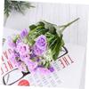 Ciieeo 2pcs Fake Flowers for Backdrop 20-Branch Silk Carnation Flowers for Home Office Decor view 4