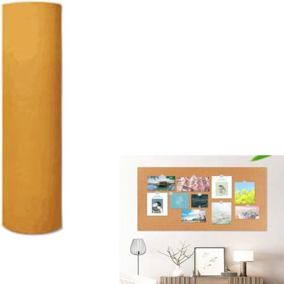 MekUk Cork Board Cork Board Roll, Cuttable DIY Cork Board Tiles, Frameless Cork Bulletin Board for Photos Pictures Display for Office & Home Decor (Color : Brown, Size : 1.22x7.38m(6MM))