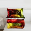 Feelyou Kids Boys Red Yellow Gamer Comforter Full Size, Honeycomb Gaming Comforter Set for Lightning Gamer Bedding Set Game Duvet Set Bed Set Room Decor Quilt Set Bedding Collection view 3
