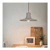 SteFik Ndustrial Cement Ceiling Pendant Light Hat - Modern Gray Cement Pendant Light, V-intage Suspended Lighting Fixture, Farmhouse Chandelier Compatible with Kitchen Island, Dining Room, Restaurant view 2