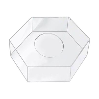Acrylic Cake Stand, Stackable Acrylic Cake Display Board, Acrylic Cake Disc, Easily Clean Clear Cupcake Stand Cake Holder, Multipurpose Cake Dessert Display Plate Serving Tray for Baby Shower Wedding
