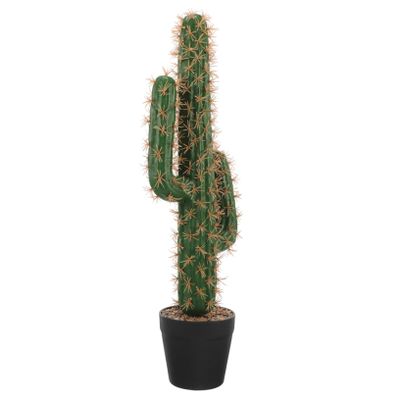 Zerodeko Artificial Cactus Bonsai in Pot Compact Faux Cacti Decoration for Home Office Outdoor Spaces Stress-Relieving Greenery for Areas