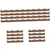 IMIKEYA 60pcs Japanese-style Chopstick Rests Wooden Chopstick Stand Spoon Fork Holder Holder Storage Reusable Cute Design view 1