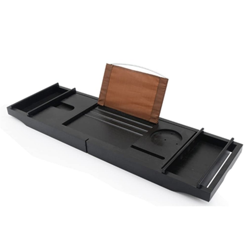Adjustable Home Spa Wooden Bath Tray Bathtub Caddy Organizer Rack Bathroom Accessories Bathtub Rack Stand Holder (Color : E) (D)