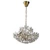 SteFik Light Luxury Dream Crystal Petal Chandelier, French Rustic Crystal Pendant Light, Dining Room Cloakroom Light, Personality American V-intage Hanging Lamp Interesting Life,Pendant view 1