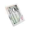 ONUIFIKE Silverware Set, 4/16/24/32 Pieces Stainless Steel Knives And Forks, Steak Knives, Forks And Spoons, Colorful Tableware, Dessert Spoons, Forks, Cream Knives And Spoons, Cutlery Flatware Set ( view 1