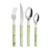 ONUIFIKE Silverware Set, 4/16/24/32 Pieces Stainless Steel Knives And Forks, Steak Knives, Forks And Spoons, Colorful Tableware, Dessert Spoons, Forks, Cream Knives And Spoons, Cutlery Flatware Set ( view 2