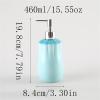 ZCSO Soap Dispenser Ceramic Soap Pump for Lotion Dishwashing Soap Massage Oil Soap Dispenser Creative Shape Soap Bottle for Kitchen Bathroom Farmhouse Modern Soap Dispenser view 2