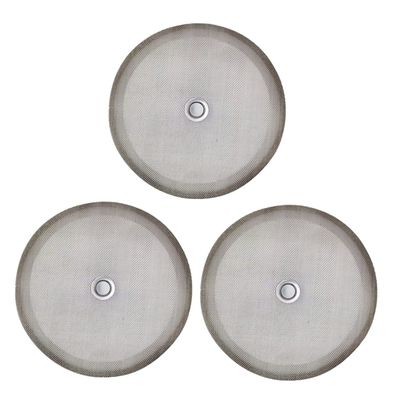 Zerodeko 3pcs Stainless Steel Coffee Machine Filters Premium Mesh Strainer for Accessory for Home Cafes Easy to Use for Coffee Lovers
