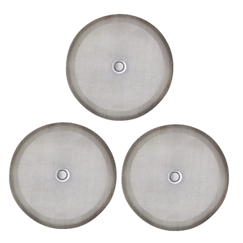 Zerodeko 3pcs Stainless Steel Coffee Machine Filters Premium Mesh Strainer for Accessory for Home Cafes Easy to Use for Coffee Lovers
