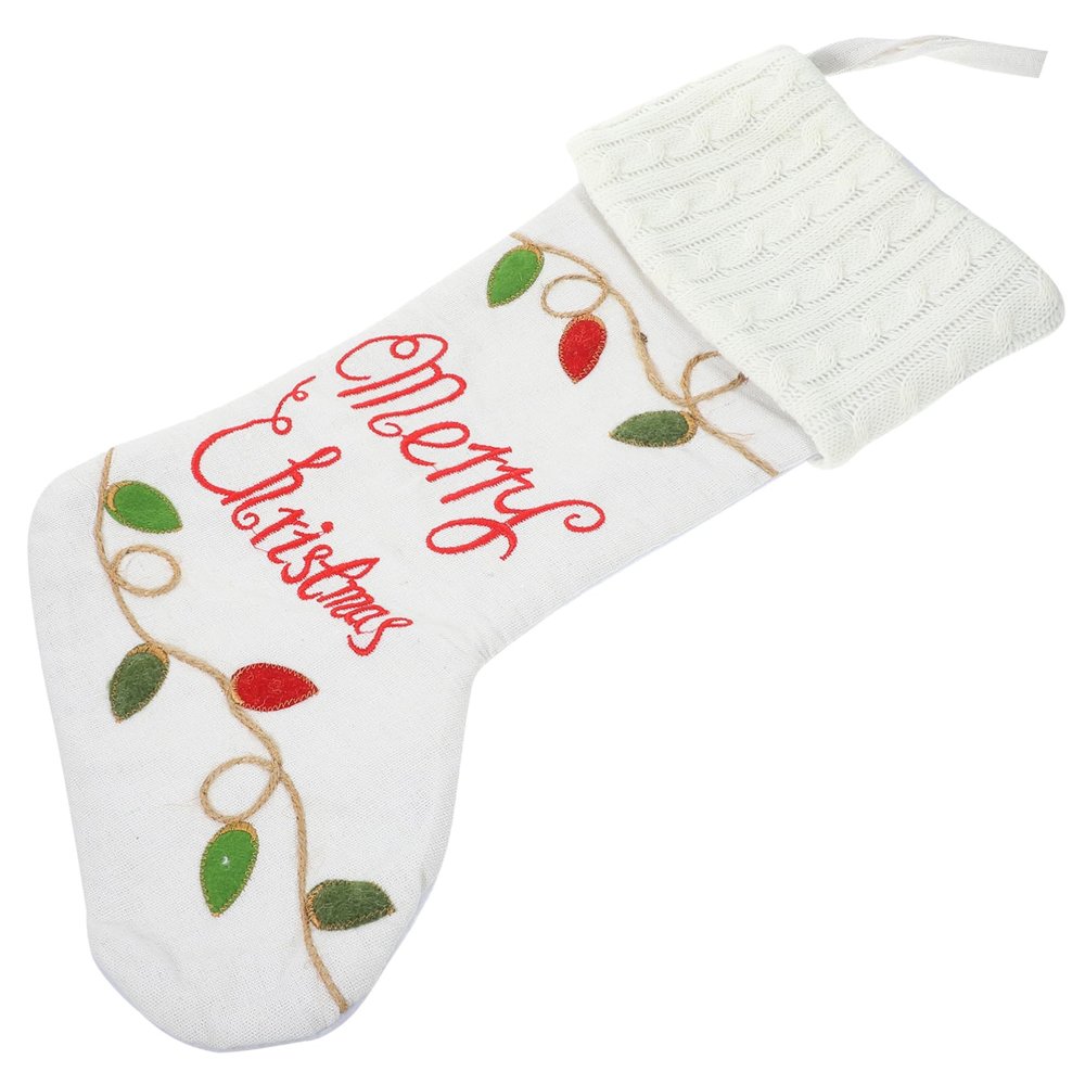 MAGICLULU Xmas Stocking Decor Christmas Sock Pendant Party Bag Tree Decor Home Christmas Decorations