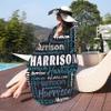 Personalized Beach Towels for Kids Adults, Personalized Custom Kids Baby Girls Boys Beach Towel with Names view 3