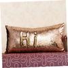Amosfun Sequins Throw Pillow Home Comfortable Brighten Your Living Space view 2