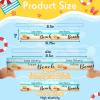 Boao 4 Pcs Large Towel Bands for Beach Chairs 15.75" x 1.97" Cruise Chairs Towel Bands Elastic Windproof Lounge Clips Strap Holder for Summer Pool Hawaiian Accessories Gifts (Seaside) view 2