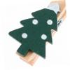 Zerodeko 125pcs Christmas Wooden Clips Photo Holders Light String Tree Clothespins for Holiday Decor Snowflake for Photo Displays and Crafts view 3