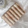 UMEONEVE Natural Luxury Travertine Stone Creative Cave Wave Soap Holder Tray Sink Soap Dish Box Marble Shelf Drainage Bathroom Vanity Decorative (C) view 1