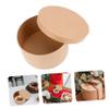 OUNONA 1set Round Baking Paper Box for Cookies Desserts and Treats Durable Household Biscuit Containers for Family Grocery and Catering Use view 3