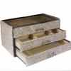 Bestbling Bling Acrylic Jewelry Box with 3 Drawers - Stylish and Protective Jewelry Boxes Organizer for Earring Rings Bangle Bracelet, Velvet Jewelry Display Case Holder Storage (Silver) view 4