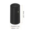 uxcell 50Pcs PVC Heat Shrink Wine Bottle Caps, 30mm/1.18" Wine Shrink Wrap Sleeves Caps Shrink Cap Bottle Seals for Making Wine Cellars and Home Use, Black view 2