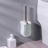 GERRIT Toilet Brush, Toilet Bowl Brush for Bathroom - Bathroom Toilet Brush Holder Device Rack Free Punching Household Wall Hanging Toilet Cleaning Brush Toilet Brush view 3