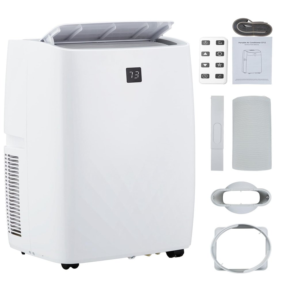 ACONEE 14000 BTU Portable Air Conditioner Unit, Air Conditioner with Remote Control, Cool, Fan and Dry Function, Sleep Mode/24Hrs Timer, Quiet Operation, 110-115V, Cools 700 Sq.ft