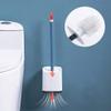 GERRIT Toilet Brush, Toilet Brush Wall Mounted Toilet Brush - Home Toilet Bathroom Toilet Brush Toilet Brush Cleaning Set view 3