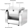 LMYYDES Commercial Bread Mixer Maker 3kg 5kg 7kg 4 Dough Blender Mixer Cake Dough Kneader Machine, 1100W/1500W Electric Dough Mixer,5kg/48x30x41cm view 4