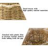 POTRUWE 2 Pack Plant Baskets for Indoor Plants, Picnic Basket with Handle, Flower Girl Basket, Seagrass Flower Plant Pots Cover Storage Basket for Organizing (25 x 13 cm) view 3
