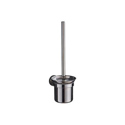 GERRIT Toilet Brush and Holder,Stainless Steel Lid Handle,Free Punching Toilet Bathroom Toilet Brush Holder Wall Hanging,201 Glass,36 * 13.8(cm) (Color : 304 Drain Steel Cup, Size : 36 * 13.8(cm))