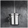 GERRIT Toilet Brush and Holder,Stainless Steel Lid Handle,Free Punching Toilet Bathroom Toilet Brush Holder Wall Hanging,201 Glass,36 * 13.8(cm) (Color : 304 Drain Steel Cup, Size : 36 * 13.8(cm)) view 4