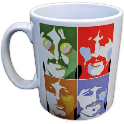 Rock Off officially licensed products The Beatles Yellow Submarine Sea Of Science Mug, White
