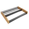 Household Essentials Bamboo Folding Clothes Drying Rack | Large Capacity, 14 Coated Metal Dowels, 28 Feet of Drying Space | Eco-Friendly, Collapsible Indoor Rack for Apartments, Homes & Dorms view 3