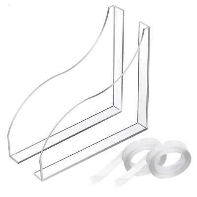 2Pcs Shower Splash Guard, Bathtub Splash Guard Shower Water Guard Splash Guard for Bathtub Kids Shower Corner Guard for Home