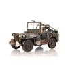 HomeStock Mediterranean Mingle Green 1941 Willys - Overland Metal Jeep Model - 1:12 Scaled Car Model - Fully Assembled for Home & Office Decoration - 11.0L x 6.5W x 6.0H Inches view 1
