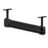 Black Closet Pole For Laundry Room Aluminum Alloy, Top-mounted Height Adjustable Silent Hanging Rod Heavy Duty , Clothes Rail With Fittings Pantry 4 10 15 20 25 31 Inchs ( Color : U Black , Size : 25 view 1